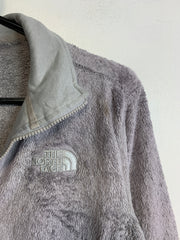 Silver North Face Fleece Women's Medium