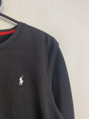 Black Ralph Lauren Crew-neck Jumper Men's Large