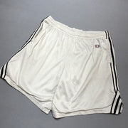 White Champion Sport Shorts Men's Large