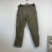 Khaki Green Carhartt Carpenter Trousers W32