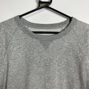 Grey Plain Sweatshirt Small