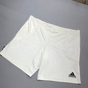 00s White Adidas Sport Shorts Men's Medium