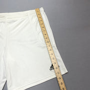 00s White Adidas Sport Shorts Men's Medium