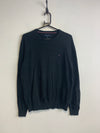 Black Tommy Hilfiger V-neck Jumper Men's Small