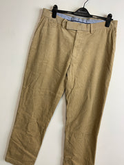 Brown Polo Gold Corduroy Trousers W36