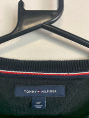 Black Tommy Hilfiger V-neck Jumper Men's Small