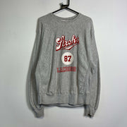 Vintage Grey Lacross Sweatshirt Medium