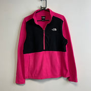 Black and Pink North Face Fleece Women's Large