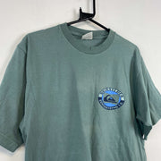 Vintage Turquoise Quiksilver T-Shirt Men's Small