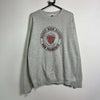 Vintage Grey Fruit of the Loom Graphic Sweatshirt XL