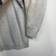 Vintage Grey Fruit of the Loom Graphic Sweatshirt XL