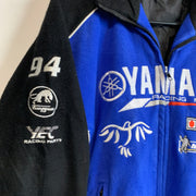 Black and Blue Yamaha Fleece Men's Medium