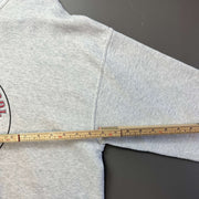 Vintage Grey Fruit of the Loom Graphic Sweatshirt XL