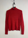 Red Ralph Lauren Turtleneck Jumper Women's Small