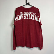 Red University Pennsylvania Sweatshirt Large