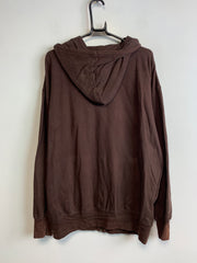 Brown Embroidery Hoodie Men's XL