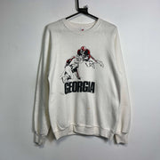 Vintage Georgia American Football Graphic Sweatshirt Large