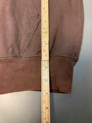 Brown Embroidery Hoodie Men's XL