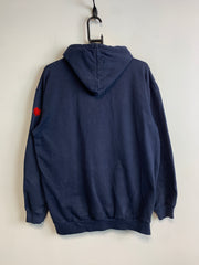 Navy Embroidery Hoodie Men's Medium