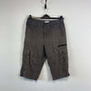 Grey Cargo Shorts W32
