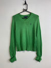 Green Ralph Lauren V-neck Jumper Men's Medium