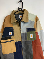 Reworked Multicolour Carhartt Workwear Jacket Men's Large