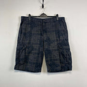 Black Cargo Shorts W42