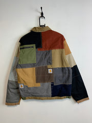 Reworked Multicolour Carhartt Workwear Jacket Men's Large