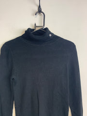 Black Ralph Lauren Turtleneck Jumper Women's XS