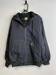 Reworked Grey Carhartt Workwear Jacket Women's XL