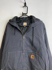 Reworked Grey Carhartt Workwear Jacket Women's XL