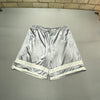 00s Silver Grey Nike Sport Shorts Men's Large