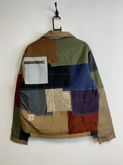 Reworked Multicolour Carhartt Workwear Jacket Men's Large