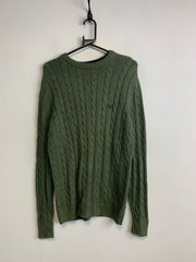 Green CHAPS Crew-neck Jumper Men's Small