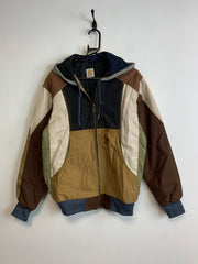 Reworked Multicolour Carhartt Workwear Jacket Men's Medium