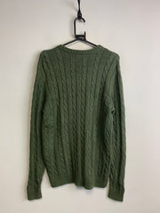 Green CHAPS Crew-neck Jumper Men's Small