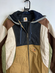 Reworked Multicolour Carhartt Workwear Jacket Men's Medium