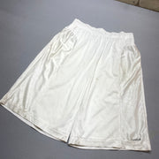 White Reebok Basketball Sport Shorts Women's Large