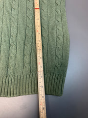 Green CHAPS Crew-neck Jumper Men's Small