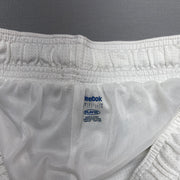 White Reebok Basketball Sport Shorts Women's Large