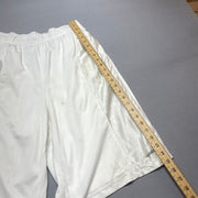 White Reebok Basketball Sport Shorts Women's Large