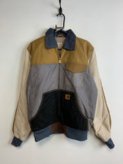 Reworked Multicolour Carhartt Workwear Jacket Men's Medium