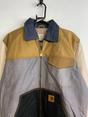 Reworked Multicolour Carhartt Workwear Jacket Men's Medium