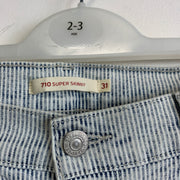 Blue Levi's Stripped Jeans W32