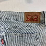 Blue Levi's Stripped Jeans W32