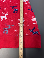 Red Christmas Jumper Women's Medium