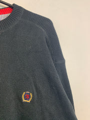 Navy Tommy Hilfiger Knitwear Jumper Men's Large