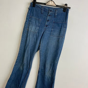 Blue Wrangler Bootcut Jeans W28