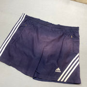 Sunfaded Navy Adidas Running Sport Shorts Men's XXL