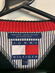 Navy Tommy Hilfiger Knitwear Jumper Men's Large